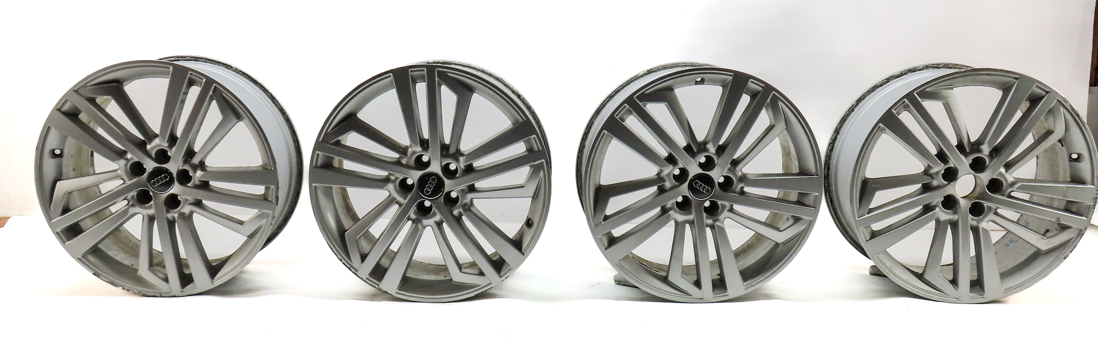2018-2020 AUDI Q5 (FY 80A) 20x8 ALUMINUM ALLOY 5-TRIPLE SPOKE WHEEL RIM SET/4 — exact item pictured